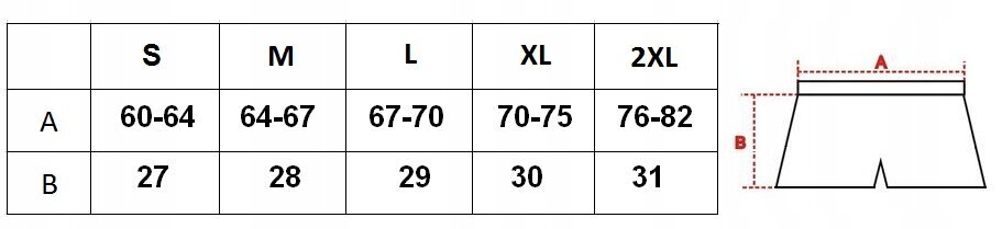 Termoaktīvās bokseru bikses M L XL XXL melna цена и информация | Vīriešu termoveļa | 220.lv