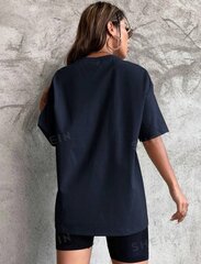 Женская футболка, Electronics LV-24009, темно синяя, размер S, 1 шт цена и информация | Женские футболки | 220.lv
