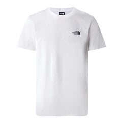 M s/s simple dome tee the north face nf0a87ngfn4 vīriešiem balta men's white NF0A87NGFN4 цена и информация | Мужские футболки | 220.lv