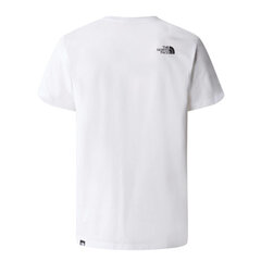 M s/s simple dome tee the north face nf0a87ngfn4 vīriešiem balta men's white NF0A87NGFN4 цена и информация | Мужские футболки | 220.lv