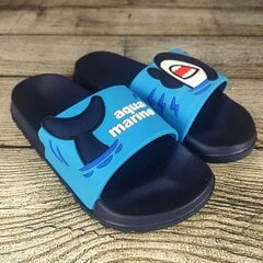 Шлепанцы Shark Flip Flops Navy Blue 24 T2537 BLUE 24 цена и информация | Детские тапочки, домашняя обувь | 220.lv