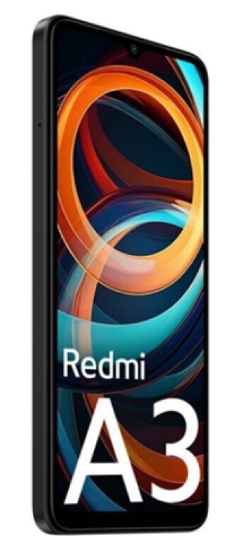 Xiaomi Redmi A3, melns cena un informācija | Mobilie telefoni | 220.lv