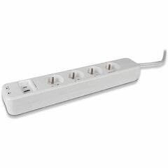 4-kontaktligzdu korpuss bez strāvas slēdža SCS sentinel SmartPlug 240 V cena un informācija | Pagarinātāji | 220.lv