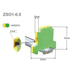 Резьбовая предохранительная шинная муфта ZSO1-6.0 цена и информация | Механические инструменты | 220.lv