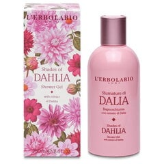 Parfimēta dušas želeja L`Erbolario Shades of Dahlia, 250 ml cena un informācija | Dušas želejas, eļļas | 220.lv