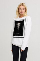 Свитшот женский oversize /no flis/ BSWW30008_L цена и информация | Женские кофты | 220.lv