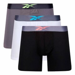 Sports trunks med reebok 15003 vīriešiem pilka men's grey 15003 цена и информация | Мужские трусы | 220.lv