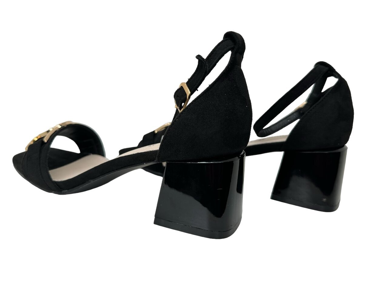 Sieviešu sandales uz papēža Goodin, melnas цена и информация | Sieviešu sandales | 220.lv