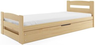 Bērnu gulta BMS414, 90x200 cm, pelēks cena un informācija | Bērnu gultas | 220.lv