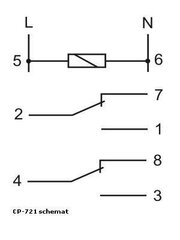 CP-721 digitālais sprieguma relejs cena un informācija | Elektrības slēdži, rozetes | 220.lv