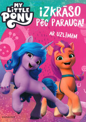 My little pony. Izkrāso pēc parauga. Ar uzlīmēm цена и информация | Книжки - раскраски | 220.lv