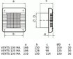 Ventilatori, 100 MA TH, vannas istabas ventilators цена и информация | Ventilatori | 220.lv