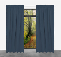 ARCTIC ready-made blackout curtain on tape, 140x250, ZART-03 NAVY цена и информация | Шторы, занавески | 220.lv