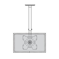 Techly ICA-CPLB 906 23-37” цена и информация | Кронштейны и крепления для телевизоров | 220.lv