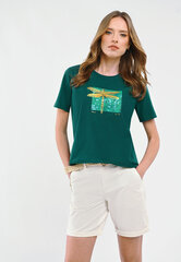 Блузка с принтом T-CHRISTIE цена и информация | Женские футболки | 220.lv