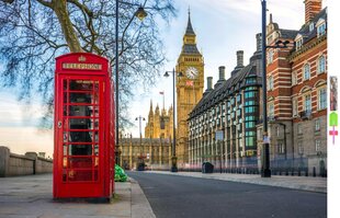 5D dimantu izšūšanas mozaīka D138 Londonas Big Ben, 100x150 cm cena un informācija | Dimantu mozaīkas | 220.lv