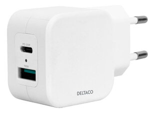 Deltaco USBC-AC149 Dual cena un informācija | Lādētāji un adapteri | 220.lv