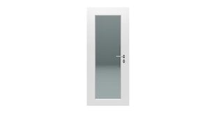 PVC priekšējās durvis 900*2100 labā puse balta/balta Arutech Best Windows цена и информация | Уличные двери | 220.lv
