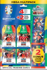 Kolekcionējamās kartiņas Mega Multipack Topps Match Attax Euro Germany 2024 cena un informācija | Kolekcionējamas kartiņas | 220.lv