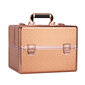 Kosmētikas koferis MollyLac XL Pink-Gold cena un informācija | Kosmētikas somas, spoguļi | 220.lv