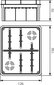 Iebūvējamā kaste, 126 x 156 x 68,5, oranža cena un informācija | Elektrības slēdži, rozetes | 220.lv