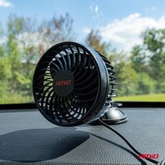 Ventilators 12V, ar piesūcekni, Amio цена и информация | Авто принадлежности | 220.lv