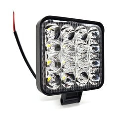 LED darba lampa IP67 2000lm 16 LED maza 12-24V cena un informācija | Auto piederumi | 220.lv