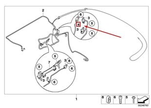 BMW E88 F23 KABRIOLETA JUMTA HALLES SENSORS ORIĢINĀLS 54347190735 cena un informācija | Auto piederumi | 220.lv