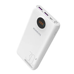 Romoss Romoss SW20S Pro Powerbank 20000mAh, 30W (balts) cena un informācija | Elektroauto uzlādes stacijas | 220.lv