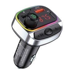 KAKUSIGA KSC-1066 auto FM raidītājs QC 3.0 | 18W | USB Flash | Bluetooth 5.0 Melns cena un informācija | FM Modulatori | 220.lv