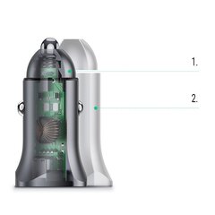 Anālās bumbiņas ar dažāda izmēra pērlītēm Emotions, violetā krāsā cena un informācija | Auto 12V el. piederumi | 220.lv