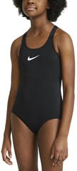 Nike Peldkostīms Nk G Ess Racerback Black NESSB711 001 NESSB711 001/S cena un informācija | Peldkostīmi meitenēm | 220.lv