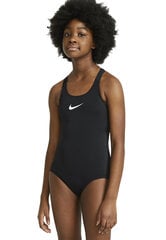 Nike Peldkostīms Nk G Ess Racerback Black NESSB711 001 NESSB711 001/S cena un informācija | Peldkostīmi meitenēm | 220.lv