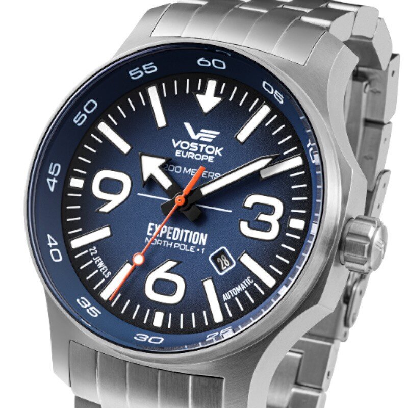 Vostok Europe Expedition North Pole 1 Automatic YN55-595A638BR YN55-595A638BR cena un informācija | Sieviešu pulksteņi | 220.lv