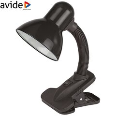 Настольная лампа Avide Clip E27 черная цена и информация | Настольные лампы | 220.lv
