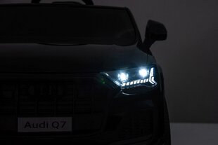 Audi Q7 Facelift vienvietīgs elektromobilis, zils cena un informācija | Bērnu elektroauto | 220.lv