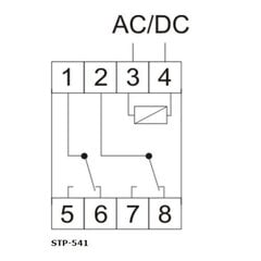 Programmējamais taimeris STP-541 labajā un kreisajā pusē cena un informācija | Elektrības slēdži, rozetes | 220.lv