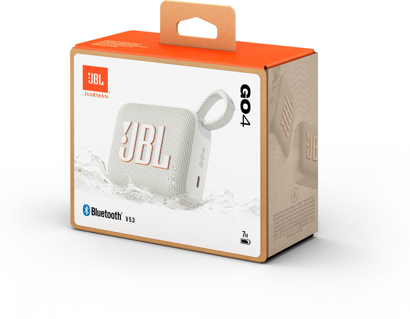 JBL Go 4 White JBLGO4WHT цена и информация | Skaļruņi | 220.lv