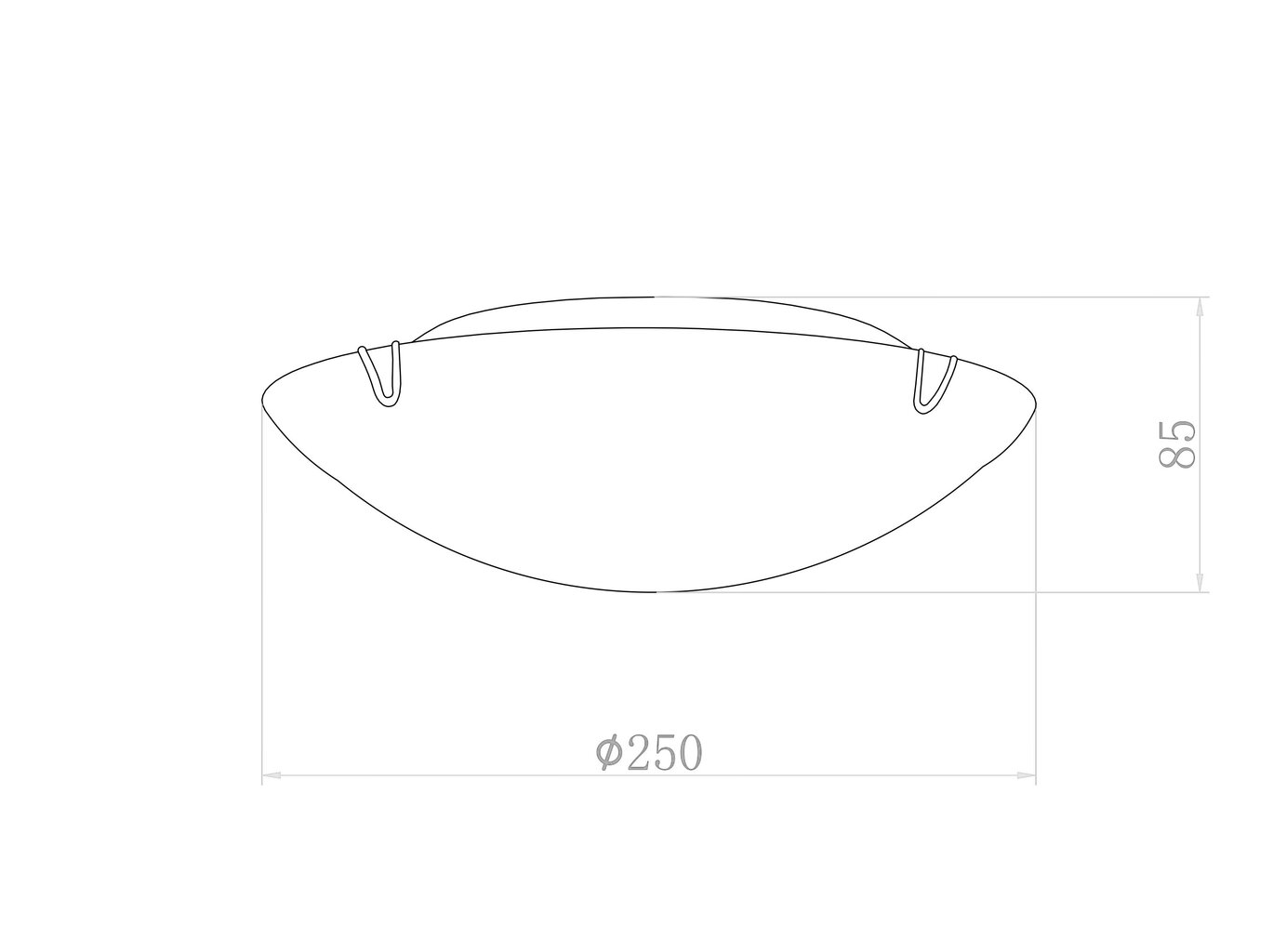 G.LUX griestu lampa GT-242/1 cena un informācija | Griestu lampas | 220.lv