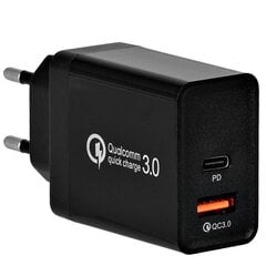 Сетевое зарядное устройство PD + USB QuickCharge 3.0 36 Вт VA0035 Vayox цена и информация | Зарядные устройства для телефонов | 220.lv