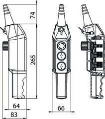 Пульт управления краном PKS-3W02 цена и информация | Системы безопасности, контроллеры | 220.lv