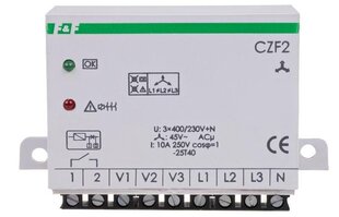 Fāzes zudumu sensors ar kontaktu uzraudzību CZF2 cena un informācija | Elektrības slēdži, rozetes | 220.lv