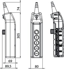 Пульт управления краном PKS-6W01 цена и информация | Системы безопасности, контроллеры | 220.lv