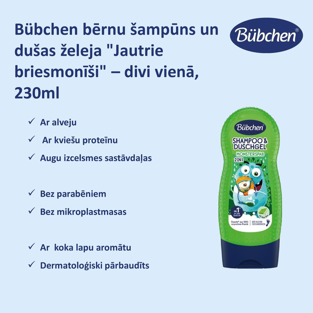 Bübchen Briesmonīšu komplekts cena un informācija | Higiēnas preces bērniem | 220.lv