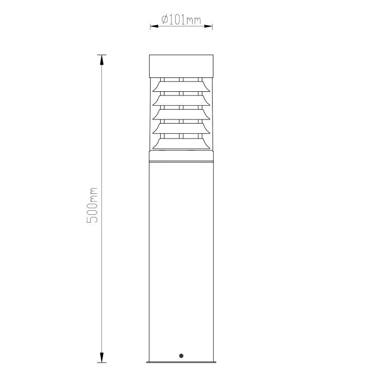 G.LUX  āra apgaismojums,  GH-246-500-BL cena un informācija | Āra apgaismojums | 220.lv