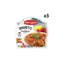 Paul & Louise Spageti ar Boloņas mērci, 300g цена и информация | Готовые блюда | 220.lv