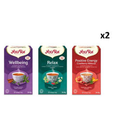 Yogi Tea® labsajūtu tēju komplekts, 275g cena un informācija | Tēja | 220.lv