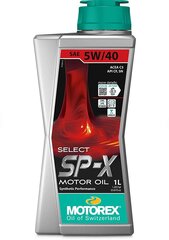 Eļļa Motorex Select SP-X 5W40, 1L cena un informācija | Motoreļļas | 220.lv