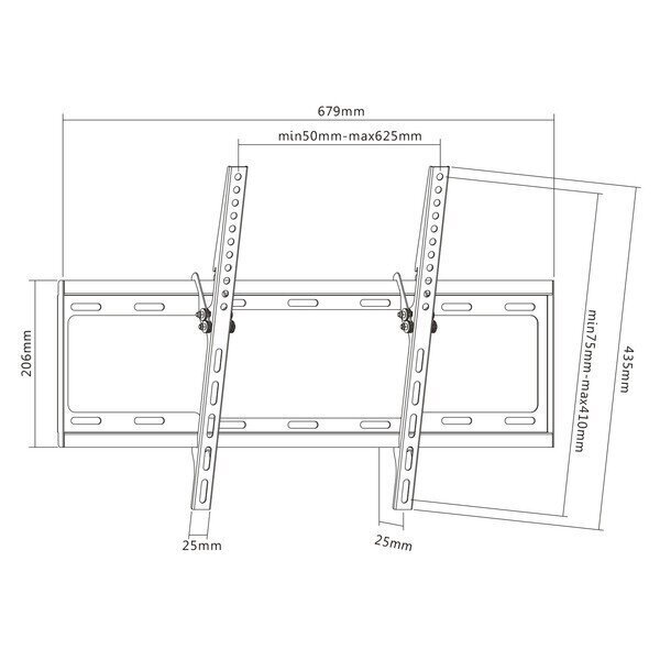 AQ Vision BR64TL 55-70" cena un informācija | TV kronšteini | 220.lv