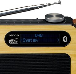 Lenco PDR-040BAMBOOBK cena un informācija | Radioaparāti, modinātājpulksteņi | 220.lv